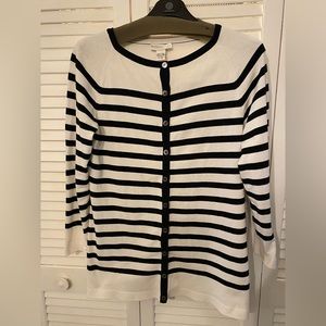 Doncaster striped cardigan